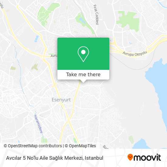 Avcılar 5 No’lu Aile Sağlık Merkezi map