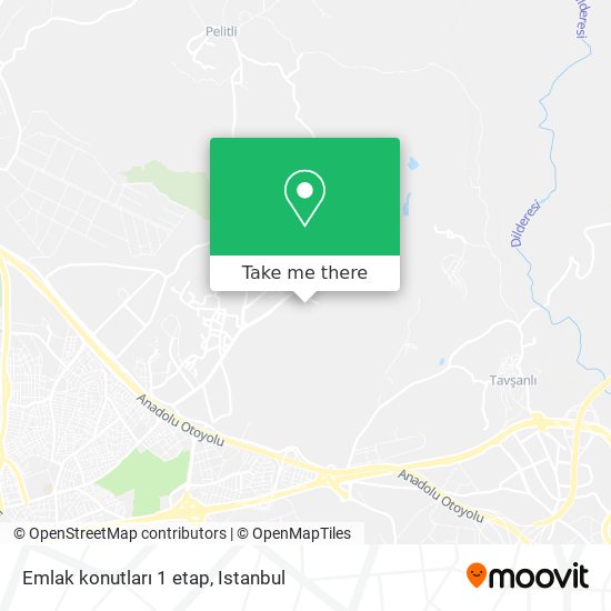 Emlak konutları 1 etap map