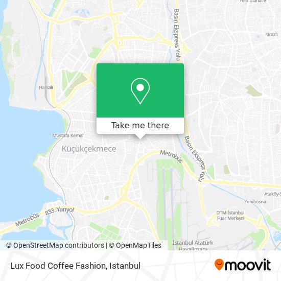 Lux Food Coffee Fashion map