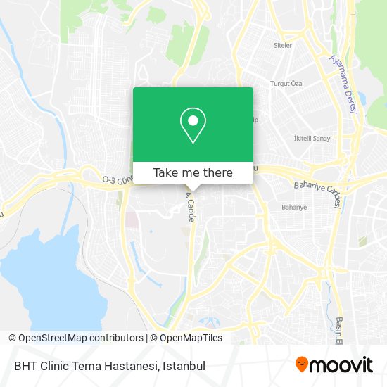 BHT Clinic Tema Hastanesi map