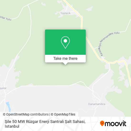 Şile 50 MW Rüzgar Enerji Santrali Şalt Sahasi map