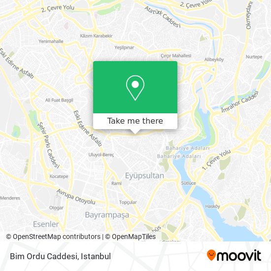 Bim Ordu Caddesi map