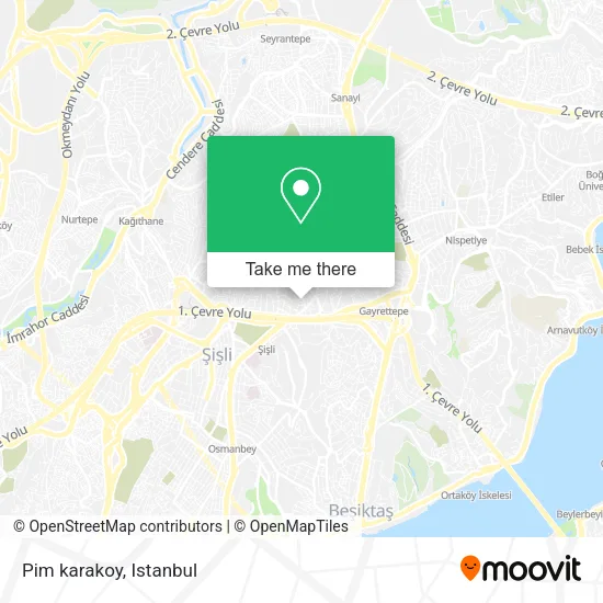 Pim karakoy map