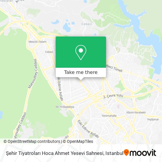 Şehir Tiyatroları Hoca Ahmet Yesevi Sahnesi map