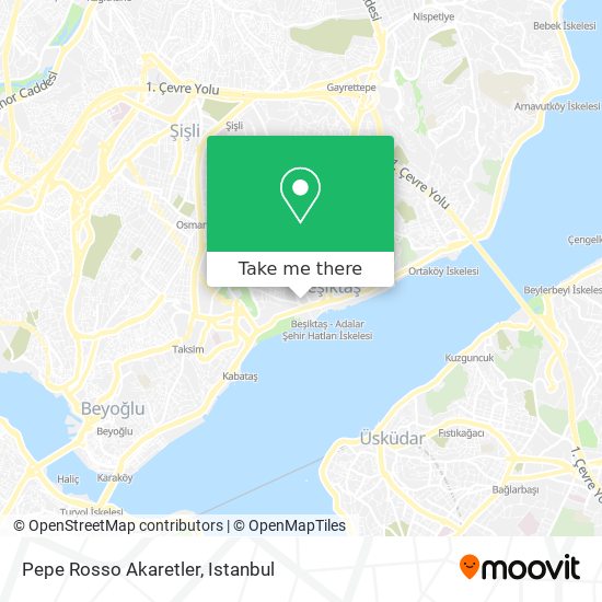 Pepe Rosso Akaretler map