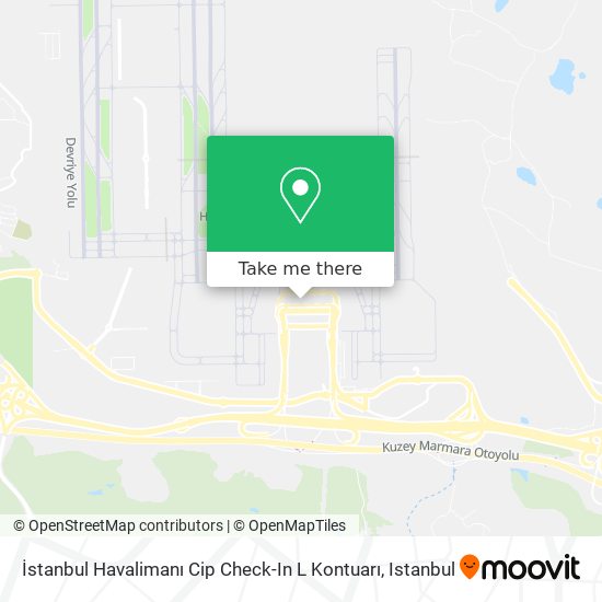 İstanbul Havalimanı Cip Check-In L Kontuarı map