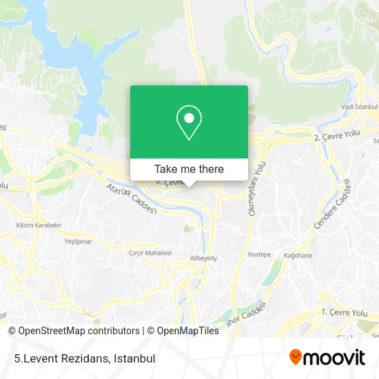 5.Levent Rezidans map