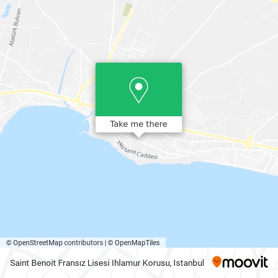Saint Benoit Fransız Lisesi Ihlamur Korusu map