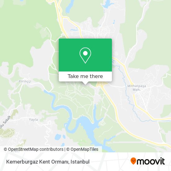 Kemerburgaz Kent Ormanı map
