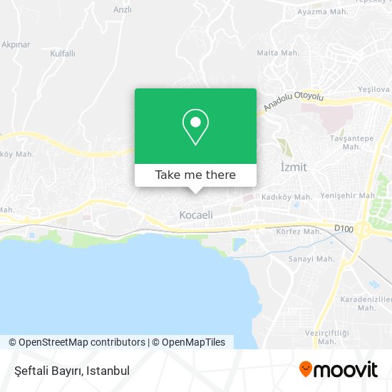 Şeftali Bayırı map