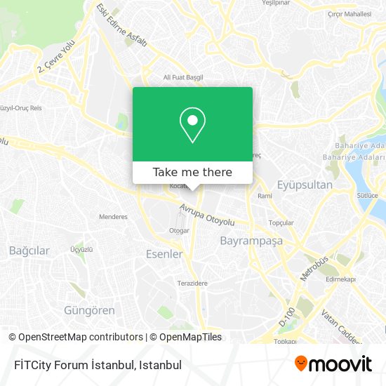 FİTCity Forum İstanbul map