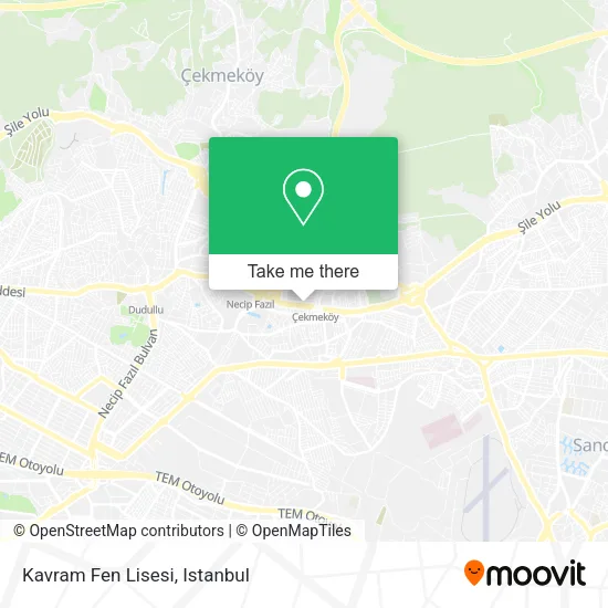 Kavram Fen Lisesi map