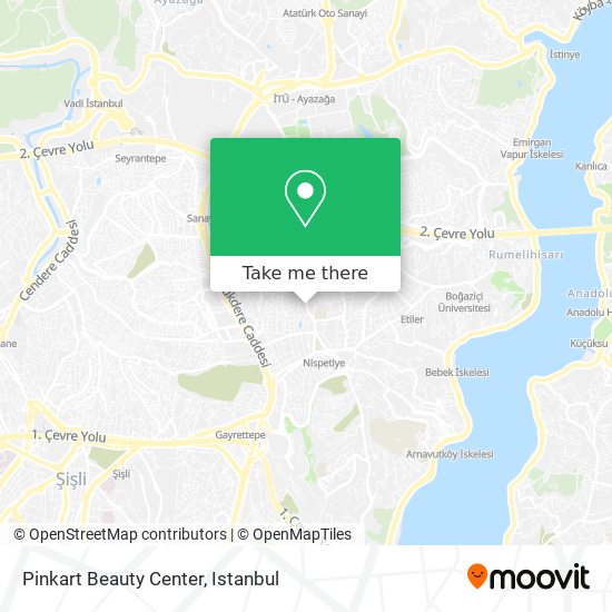 Pinkart Beauty Center map