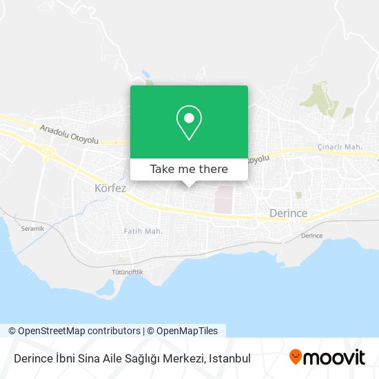 Derince İbni Sina Aile Sağlığı Merkezi map