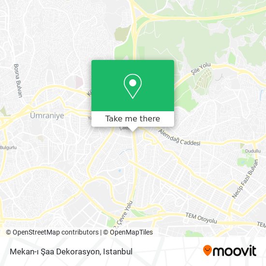 Mekan-ı Şaa Dekorasyon map