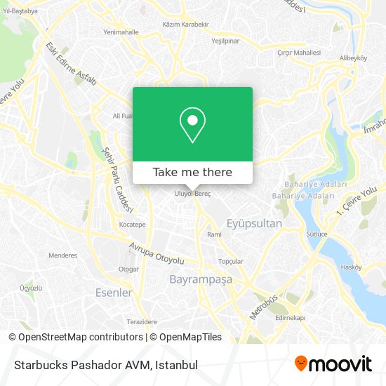 Starbucks Pashador AVM map