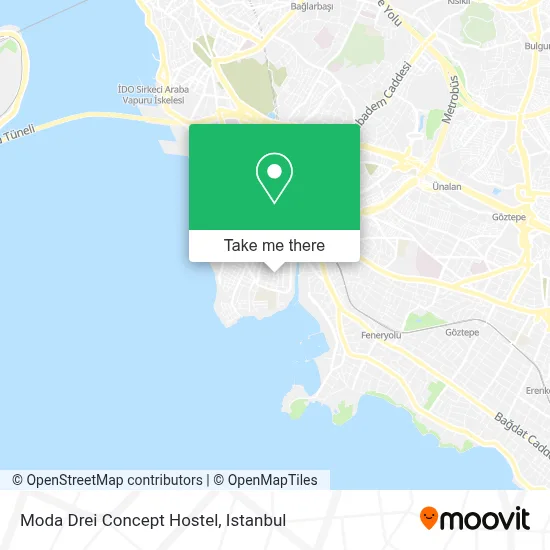 Moda Drei Concept Hostel map