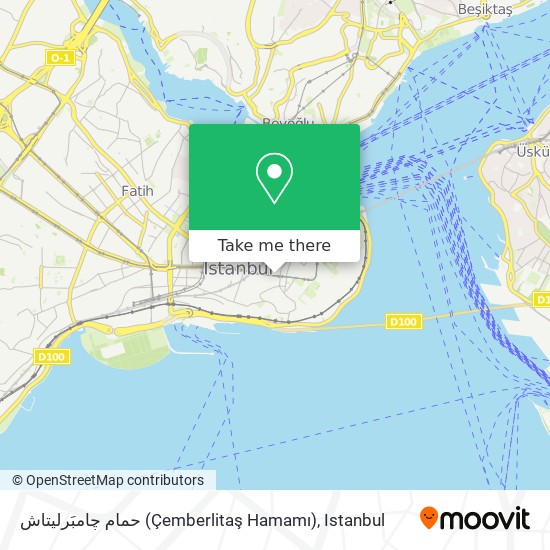 حمام چامبَرليتاش (Çemberlitaş Hamamı) map