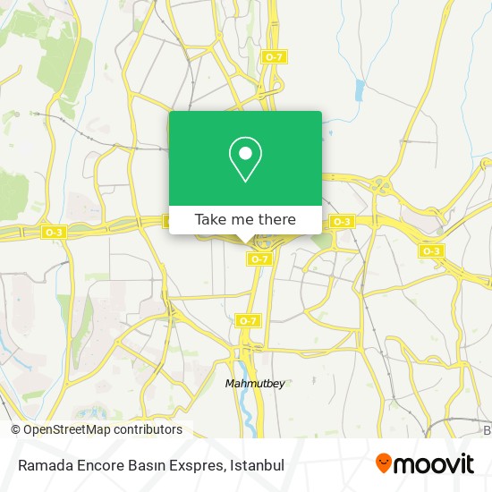 Ramada Encore Basın Exspres map