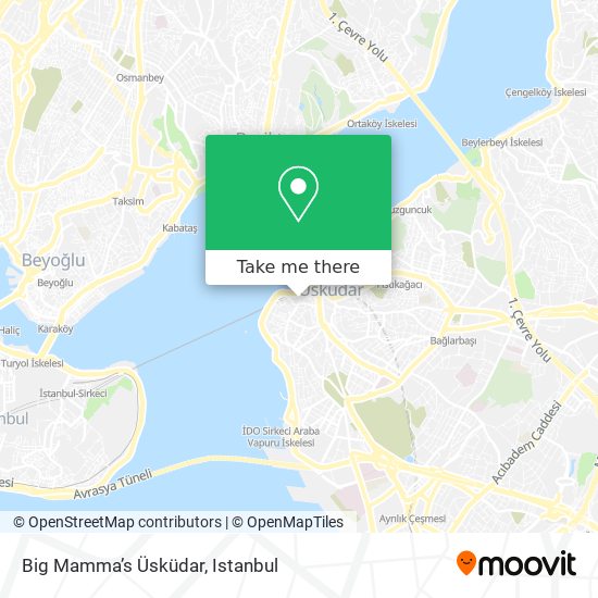 Big Mamma’s Üsküdar map