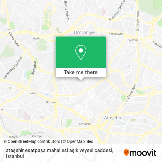 ataşehir esatpaşa mahallesi aşık veysel caddesi map