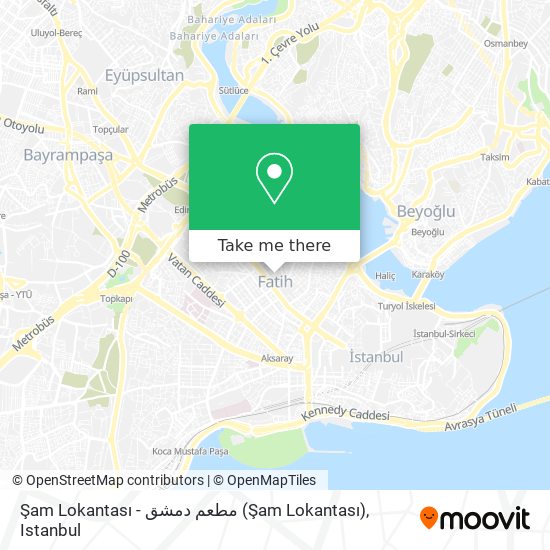 Şam Lokantası - مطعم دمشق map