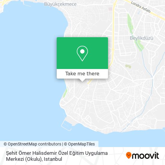 Şehit Ömer Halisdemir Özel Eğitim Uygulama Merkezi (Okulu) map