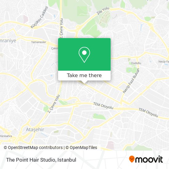 The Point Hair Studio map