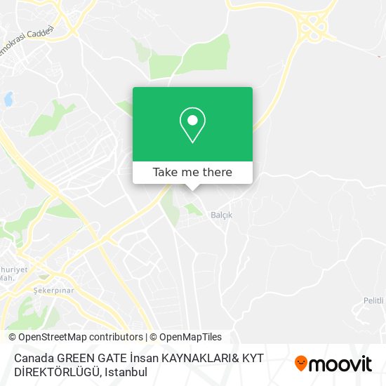 Canada GREEN GATE İnsan KAYNAKLARI& KYT DİREKTÖRLÜGÜ map