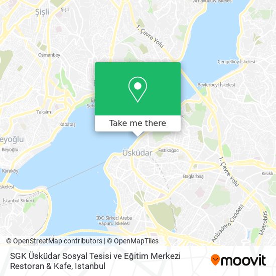 SGK Üsküdar Sosyal Tesisi ve Eğitim Merkezi Restoran & Kafe map