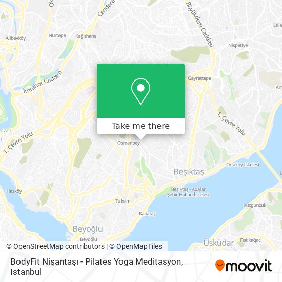 BodyFit Nişantaşı - Pilates Yoga Meditasyon map