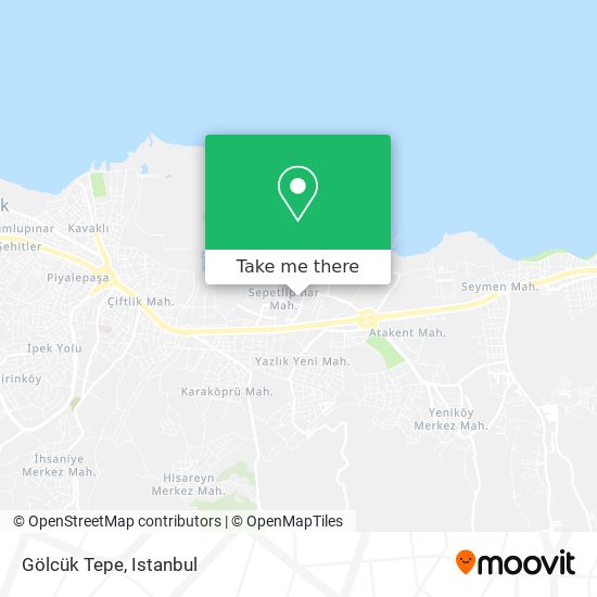 Gölcük Tepe map