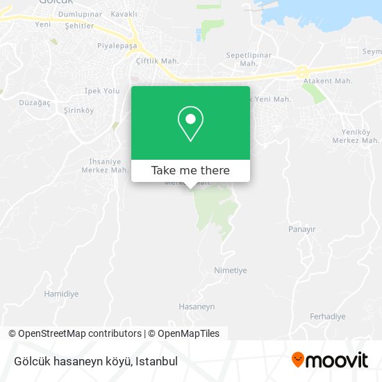 Gölcük hasaneyn köyü map