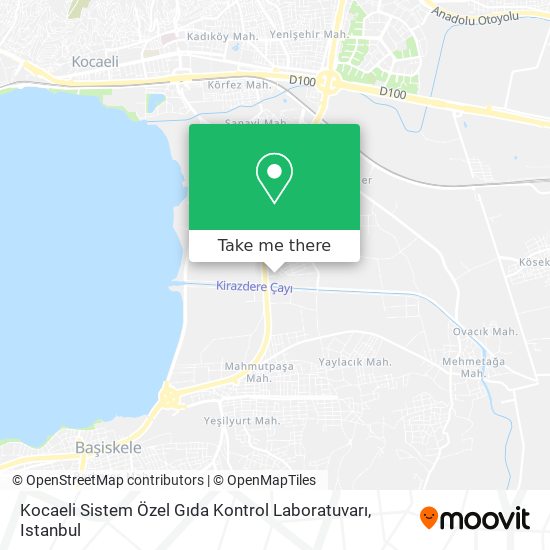 Kocaeli Sistem Özel Gıda Kontrol Laboratuvarı map