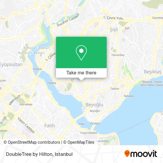 DoubleTree by Hilton map