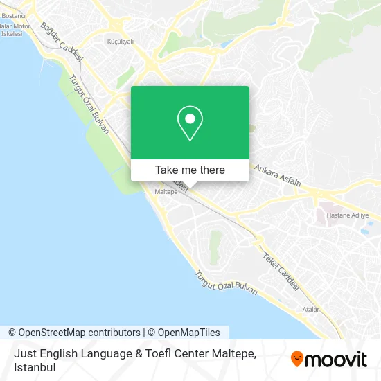Just English Language & Toefl Center Maltepe map