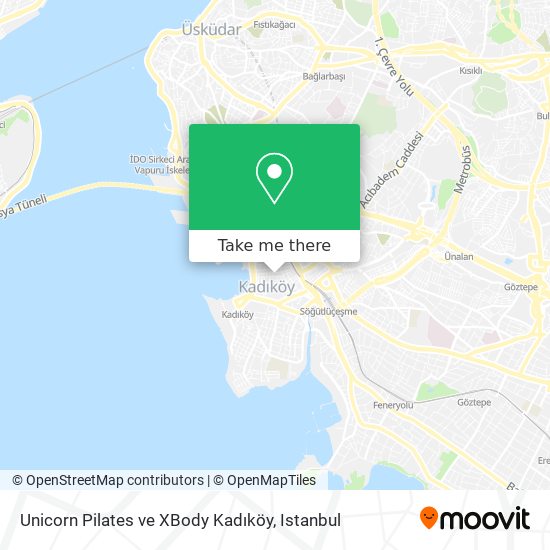 Unicorn Pilates ve XBody Kadıköy map