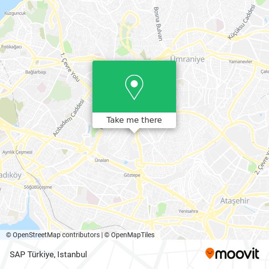 SAP Türkiye map