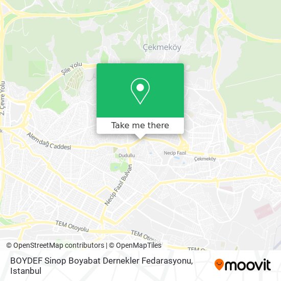 BOYDEF Sinop Boyabat Dernekler Fedarasyonu map