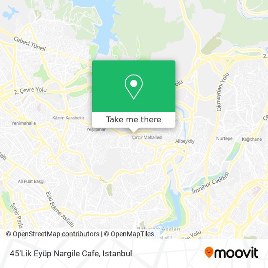 45'Lik Eyüp Nargile Cafe map