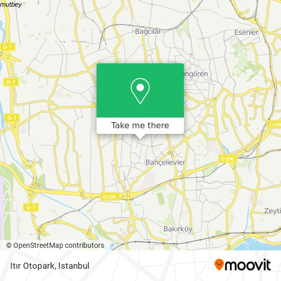 Itır Otopark map