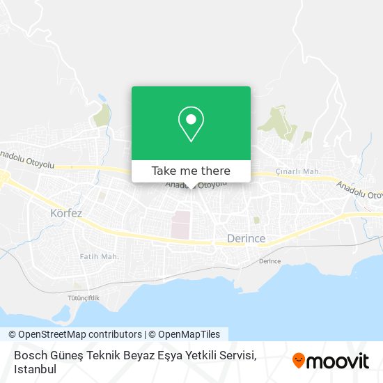 Bosch Güneş Teknik Beyaz Eşya Yetkili Servisi map