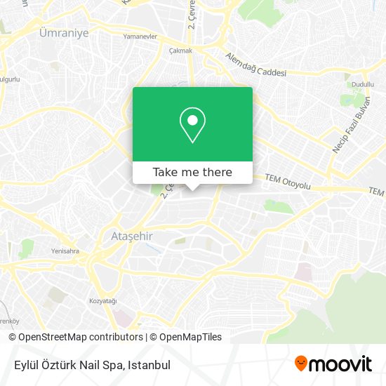 Eylül Öztürk Nail Spa map