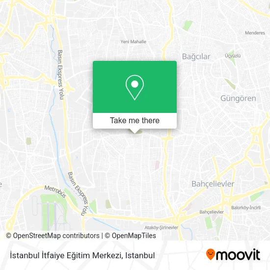 İstanbul İtfaiye Eğitim Merkezi map