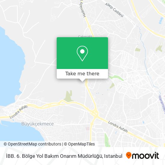 İBB. 6. Bölge Yol Bakım Onarım Müdürlüğü map
