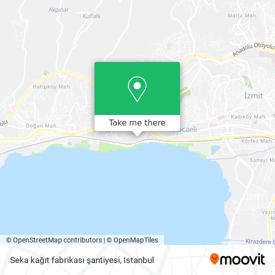 Seka kağıt fabrikası şantiyesi map