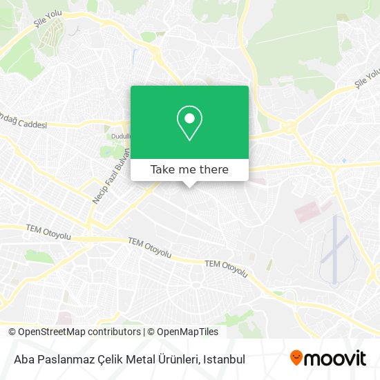 Aba Paslanmaz Çelik Metal Ürünleri map