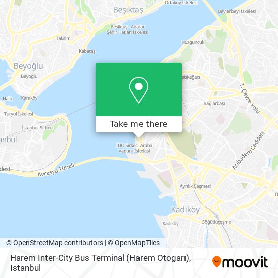 Harem Inter-City Bus Terminal (Harem Otogarı) map