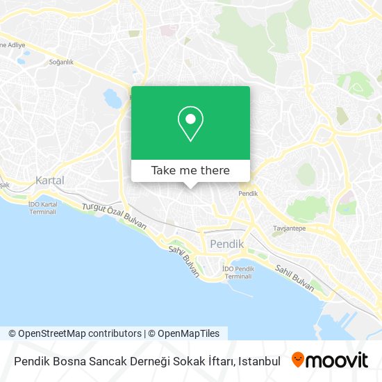 Pendik Bosna Sancak Derneği Sokak İftarı map