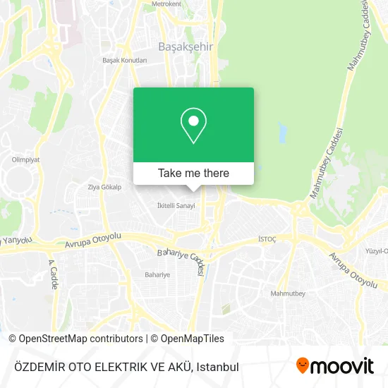 ÖZDEMİR OTO ELEKTRIK VE AKÜ map